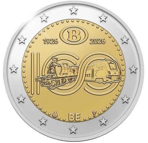 Euro 2026 gedenkmünze - 2,