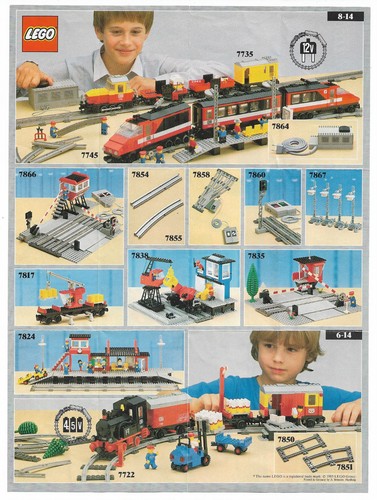 Lego flyer von 1985 12v - flyer,