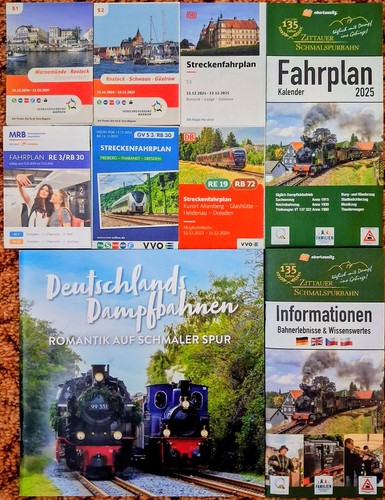 Großes set fahrplan regio - fahrplan, db