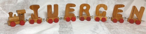 Buchstabenzug holz namenszug - buchstabenzug,