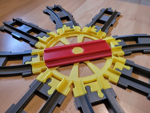 Lego duplo eisenbahn - eisenbahn, drehkreuz