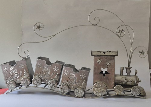 Eisenbahn metall deko zug - eisenbahn,
