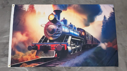 Fahne flagge zug eisenbahn - zug,