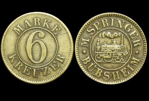 Wertmarke kreuzer - wertmarke:, 6