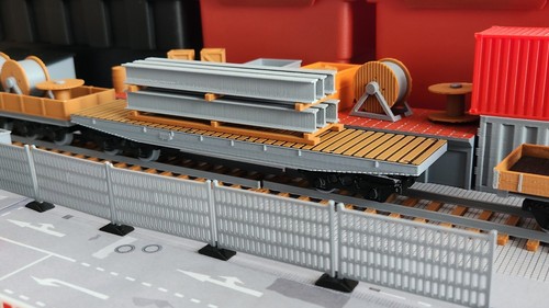 Stahlträger set mit - h0,