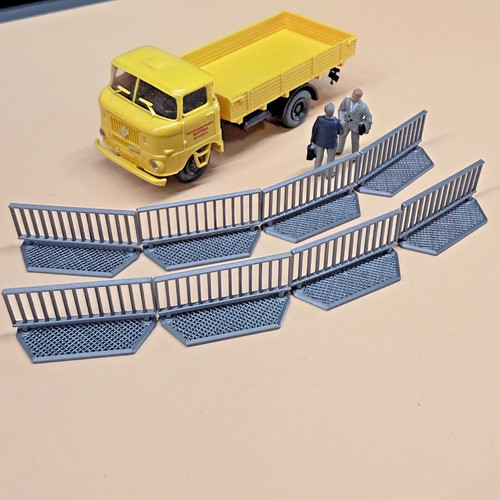Absperrgitter polizei set - h0,