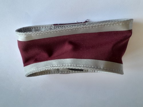 Bahn armbinde dunkelrot mit - bahn,
