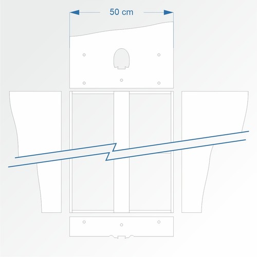 Modulbausatz gerade 90cm - , fremo